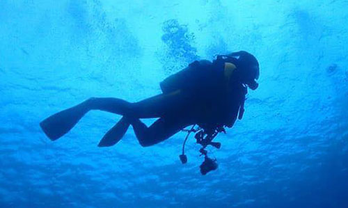 ビーチエントリーダイビング